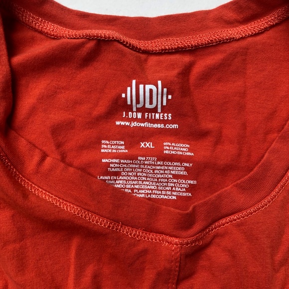 J Dow Fitness Wrap Around Tie Tank - Picture 3 of 4